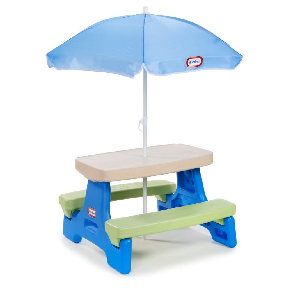 Mesa De Picnic Con Sombrilla
